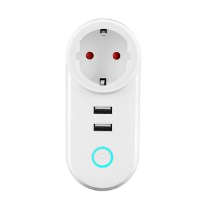 110V~240V Smart Plug Socket 60g Usb Controlled Smart Plug Tuya