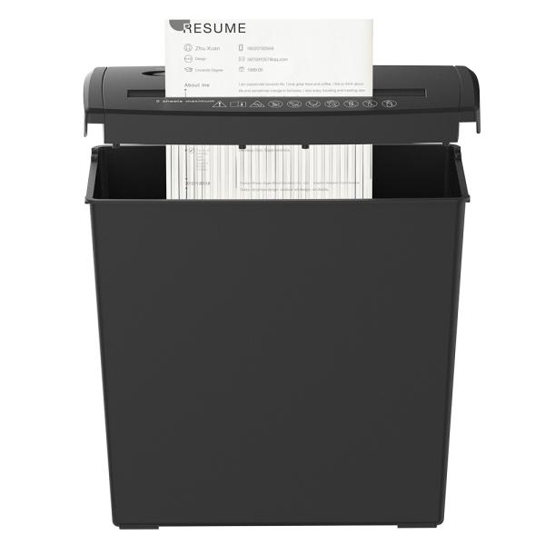 Cheap Strip Cut Paper Shredder Machine 72dB Noise Level S606B for home with 10L for sale