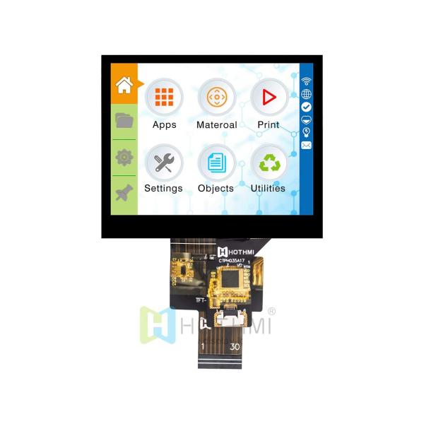 Cheap Color 3.5 inch TFT LCD module display / with capacitive touch screen / 640x480 dots / LVDS / T.B.D controller for sale