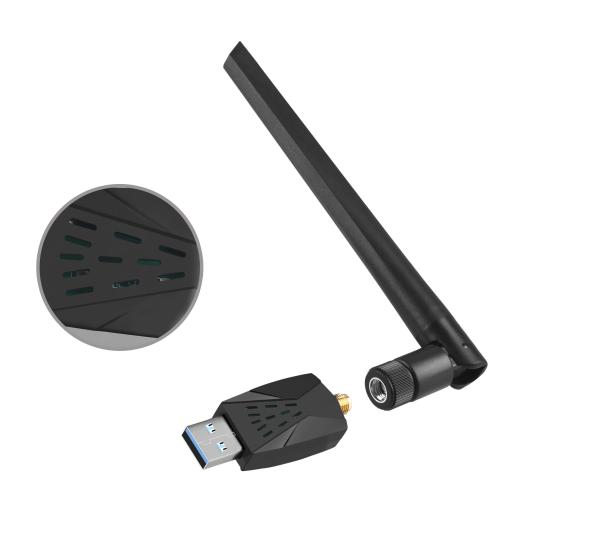 Cheap 5GHZ/866Mbps Usb Wifi Adapter With External Antenna Connector for sale