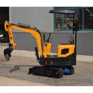 China 1000kg Small Mini Tractor Excavator Crawler Excavator Machine For Digging on sale