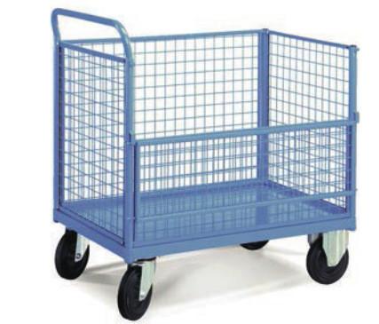 Cheap Collapsible Transship Metal Pallet Box With Wheels For Warehouse for sale