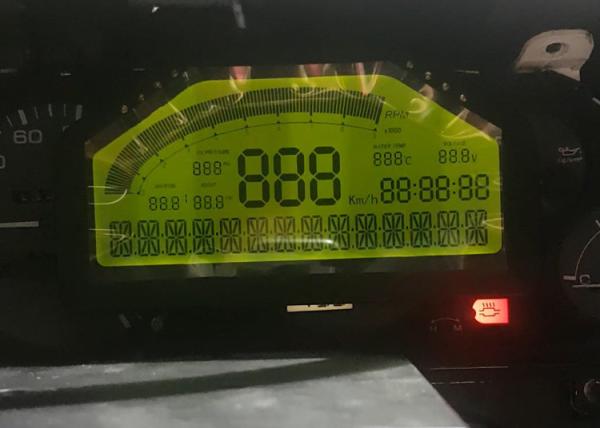 Cheap DO 904 Race Car Digital Dashboard , Auto Gauge Voltmeter Bluetooth Sensor Data for sale