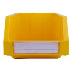 PP Stackable Display Bin for Efficiently Storing and Displaying Parts on Shelf