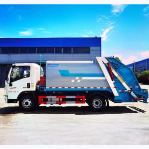 141hp 4x2 Compactor Garbage Truck For Sanitation Services