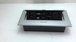 Best Table Hidden Connection Box / Pop Up Power Socket Box for Conference Furniture wholesale