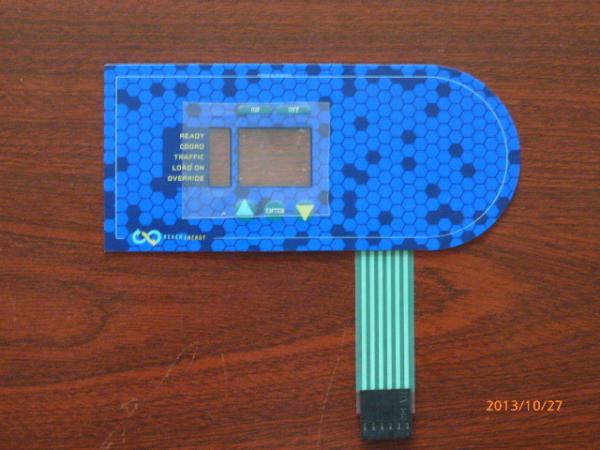 Cheap Waterproof PET Tactile Membrane Switch Customizable Keypad / Single Membrane Switch for sale