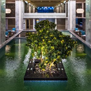 China Plant Faux Artificial Scholar Tree Indoor Green Tree Fire Retardant on sale