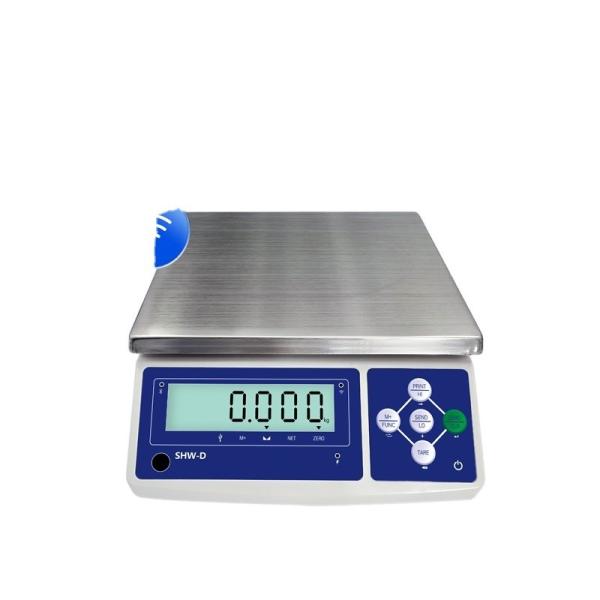 Cheap SHWDL-15KG Ethernet Function Table Scale with LCD Display and AC/DC Power Supply for sale
