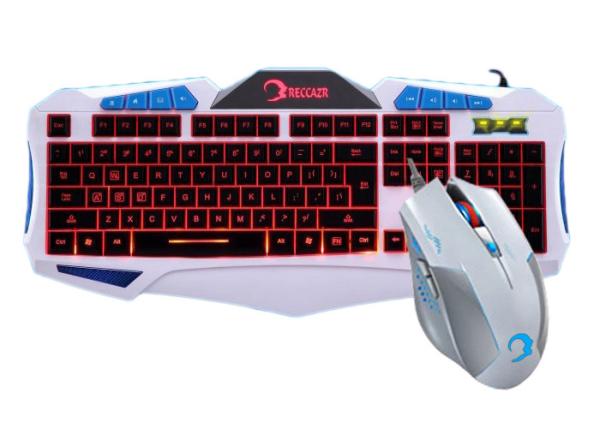 Cheap LED Backlit Gaming Keyboard And Mouse Combo Customized Layout 104 Key for sale