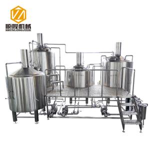 2500L Micro Beer Brewing Equipment , Easy Operating Complete Beer Brewing System