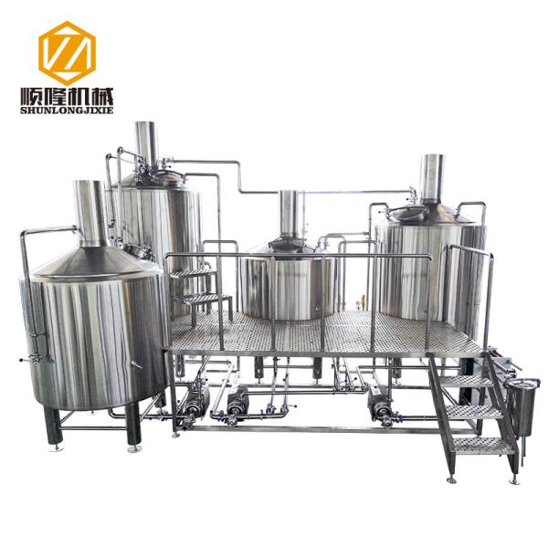 Cheap 2500L Micro Beer Brewing Equipment , Easy Operating Complete Beer Brewing System for sale