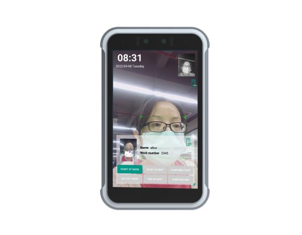 Cheap Gate Dynamic Biometric Face Recognition System RK3568 Android 11 for sale
