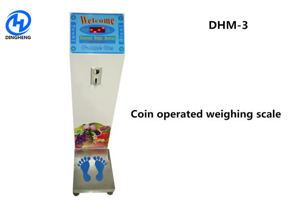 Cheap Baggage Coin Operated Weight Scale Machine Wireless WIFI And Bluetooth Connected for sale