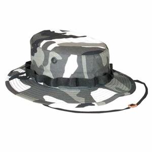 Custom Wide Brim Army Military Hats , Digital Camo Boonie Hat UV Protection
