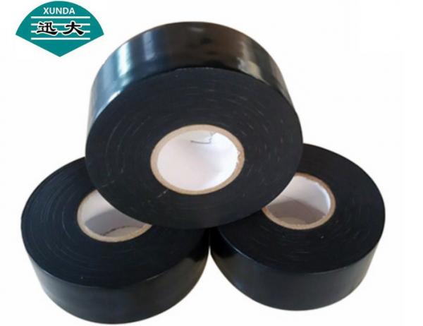 Cheap Underground Black Pipe Wrap Tape With Polydethyelne And Butyl Rubber Adhesive for sale