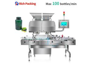 China 55-100 Bottles / Min Automatic Counting Bottling Machine Filling Tablet Capsule on sale