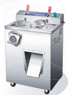 Stainless Steel Electric Meat Slicer with Flip top Loading Tray Design Meat Mincer and Slicer