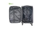 Twill Polyester Checked Luggage Bag With Front Pockets