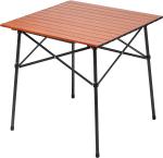 Roll-up Table, folding Plastic Wooden Design Coffee Lounge Patio Portable