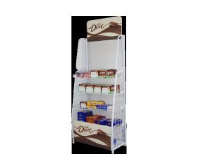 Customized candy,chocolate display stand/floor standing candy display racks for supermarkets