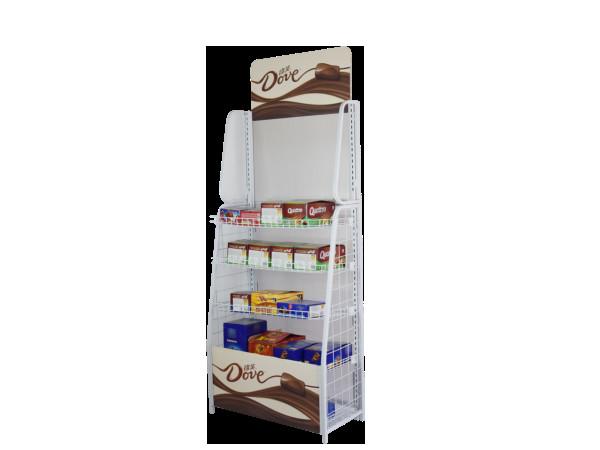 Cheap Customized candy,chocolate display stand/floor standing candy display racks for supermarkets for sale