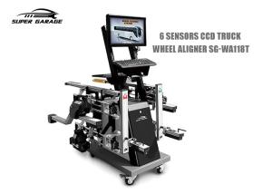 6 Sensors Truck Wheel Alignment Machine Multi Language CCD Type