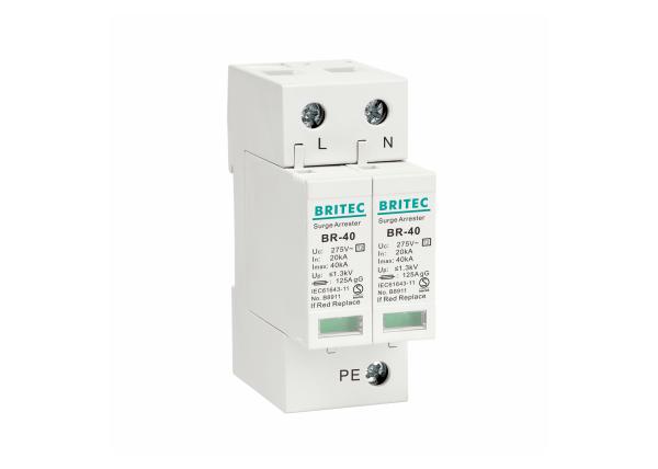 Cheap Single Phase Type 2 Surge Protection Device Lightning Surge Arrester for sale