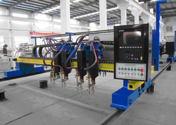 Cheap Automatic Gantry Type CNC Plasma Cutting Machine with Multi Flame Cutting Torches for sale