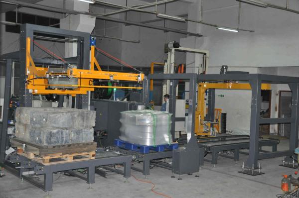 PLC Control Poly Strapping Machine , Automatic Poly Strapping Machine For Empty