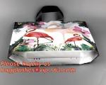 100% Biodegradable fashionable leopard printed soft loop plastic bag,Custom