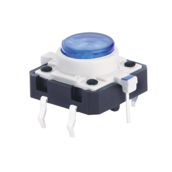 Cheap 15x15 Sculptured Cap Illuminated Push Button Switch For Console for sale