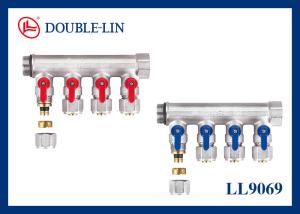 Best ISO228 Thread 3/4&quot; Four Way 16 Bar Brass Manifolds wholesale