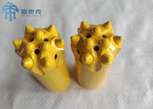 Cheap 43MM R32 Threaded Button Bit With Ballistic Shape Customized for sale