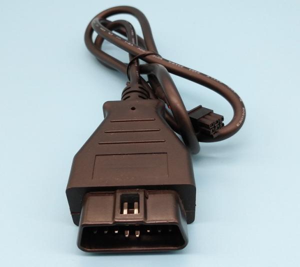 Cheap OBD2 OBDII 16 Pin J1962 Male to Molex 6 Pin Female Connector Cable for sale