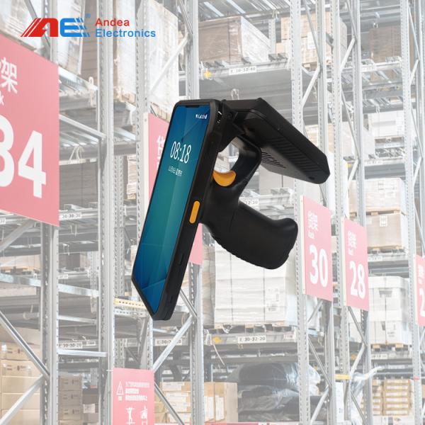 Cheap Storage Scanning Inventory RFID Handheld Terminal Supports Multiple Communications And Barcode And QR Code Scanner for sale