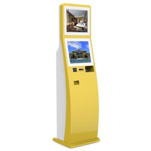 Intel 1037U CPU Hotel Self Service Check In Kiosk With Passport Scanner