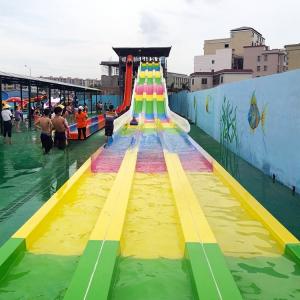 0.65m Inner Width Rainbow Water Slide Easy To Install And Maintain