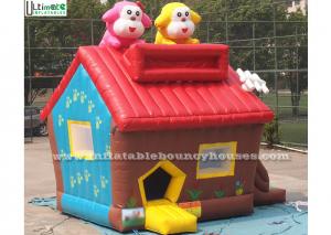 Best Colorful Small Cute Puppy Bounce House With Anti Ruptured PVC Custom Made wholesale