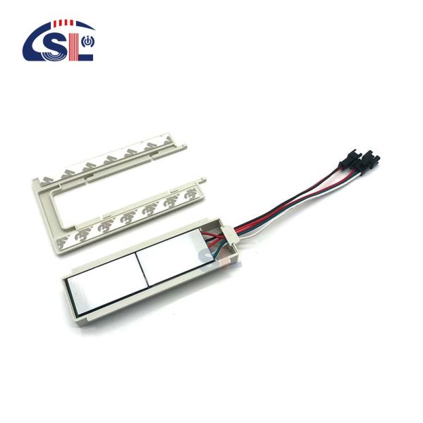 Cheap Double Button Bathroom Mirror Defogger with Three Color Touch Sensor Switch Smart for sale