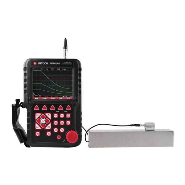 Cheap HD Display Ultrasonic Flaw Detector Small Size With 0 - 9999MM Measuring Range MFD550B for sale
