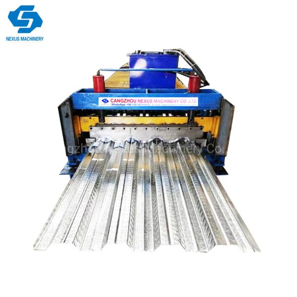 Cheap                  Structure Building Metal Floor Deck Cold Rolling Machine              for sale