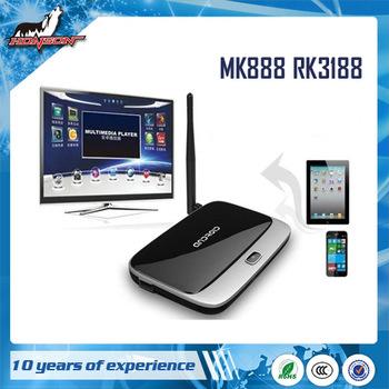 Cheap MK888 RK3188 Andriod 4.2.2 Quad Core smart tv box for sale