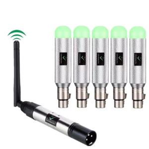 China Stainless steel Stage Lighting Accessories 2.4g Wireless Dmx512 Transceiver on sale