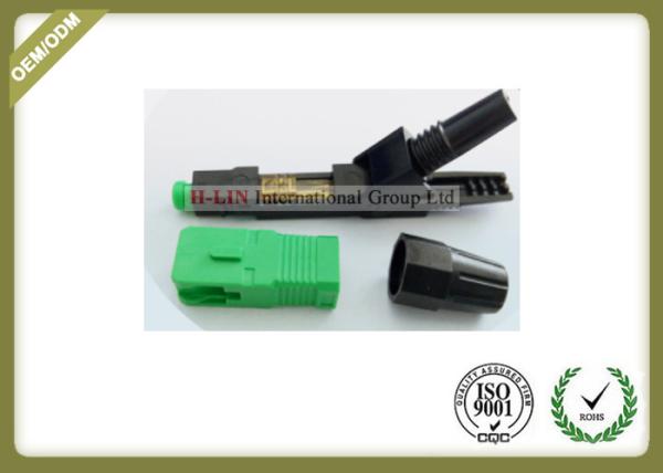 Cheap FTTH Embedded SC Cold Junction  Field Assembly Type SC APC Fast Connector 52mm for 3.0*2.0mm cable for sale