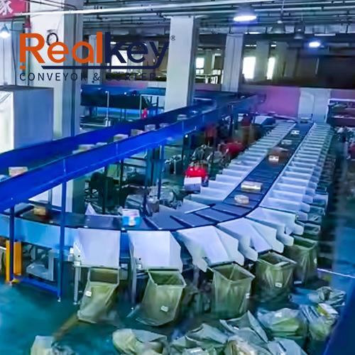 Automated Sorting Machine Linear Sorter High Speed Small Parcel Economic Cycling