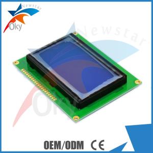 Best manufacture ! 5v LCD12864 LCD Display Module For Arduino , Blue Screen With Backlight Controller wholesale