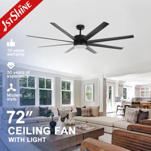 Best Remote Control Ceiling Fans with Lights and 6 Speed Reversible DC Motor App Control wholesale