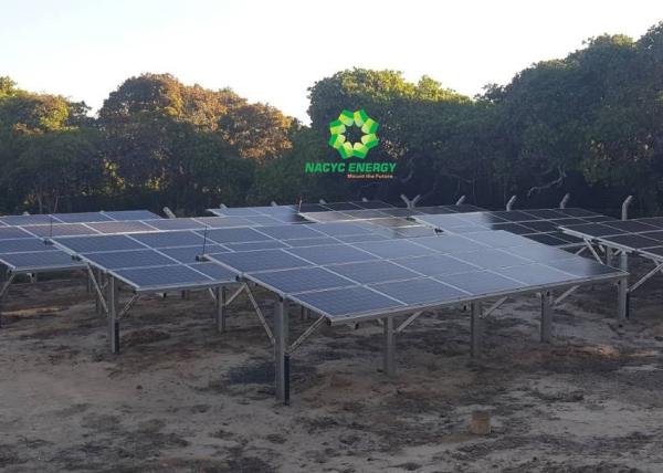 Cheap Economical Solar Ground Mount System Pile - Driven Solar Racking Rails for sale