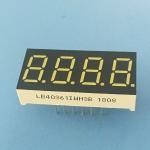 0.36" 4 Digit 7 Segment LED Display IC Compatible Low Power Consumption